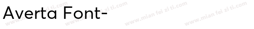 Averta Font字体转换